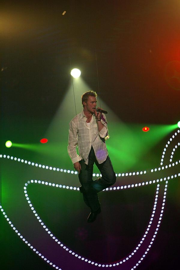 6/12/02.    Ronan Keating  at the Capital FM Christmas Live at Earls Court