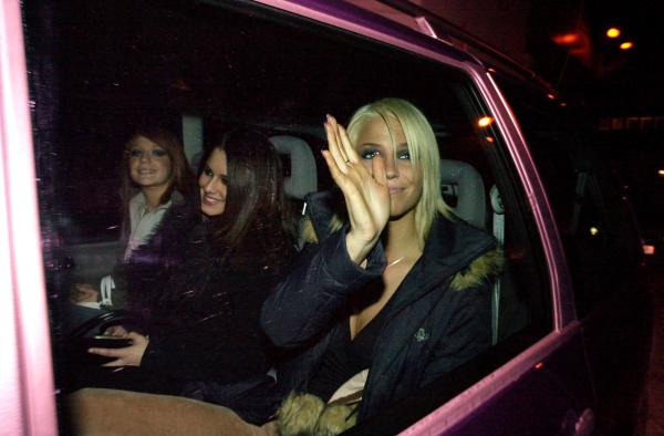 Girls Aloud leave LWT tonight with Cheryl in middle.      11.1.2003