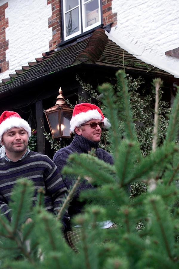 01/12/2001 -Ever wondered what Chris Evans has been doing since being sacked by Virgin.  We can exclusively reveal that he has set up shop to sell Christmas trees outside his local public house in HascombeChris is hoping to raise £10,000.  The trees start at £25.
