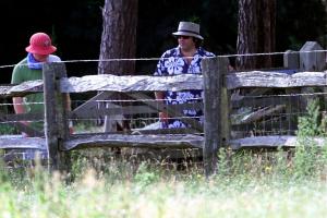 Chris Evans and Billie Gardening