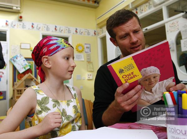 16th March 2009. 

Dermot O'Leary  with 7  year old Hannah Coultherd at the Royal Marsden Hospital In Sutton as he helps to launch a £15,000,000 appeal to build a brand new Childrens and Teenager Cancer Treatment Centre in Sutton