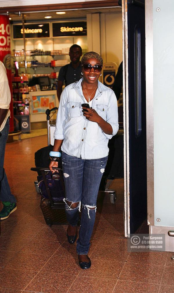 02/06/2009  R&B Singer Estelle arrives at Heathrow today