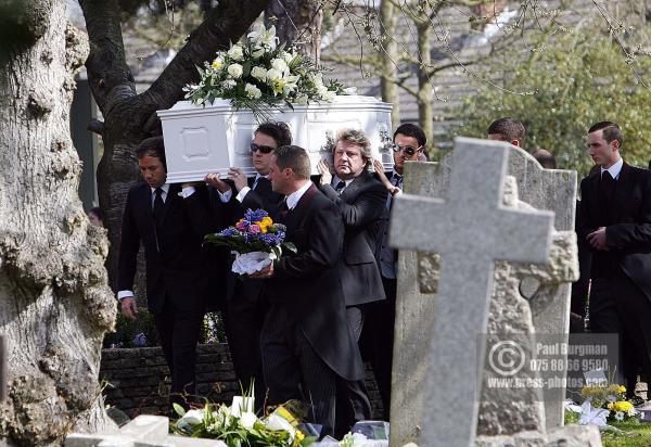 4th  April 2009
Jack Tweed as pall barer at Jade Goody's funeral