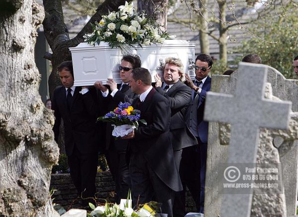 4th  April 2009
Jack Tweed as pall barer at Jade Goody's funeral