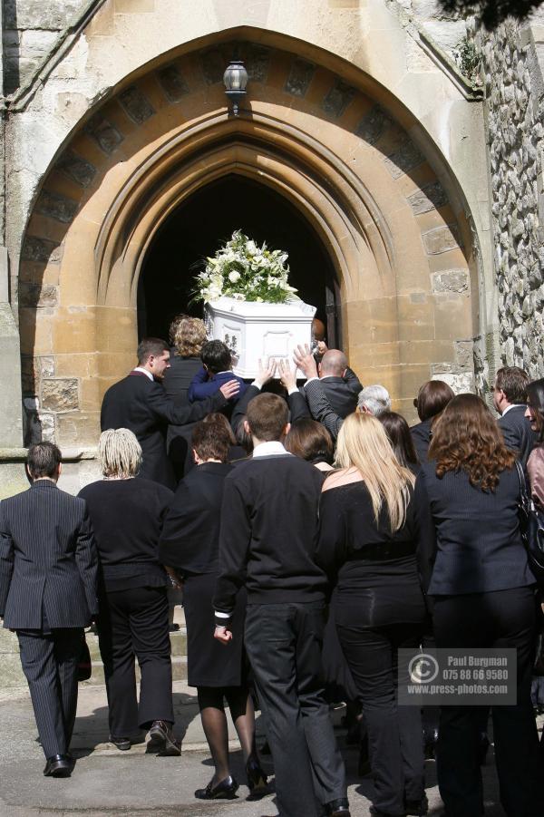 4th  April 2009
Coffin enters Church at Jade Goody's funeral