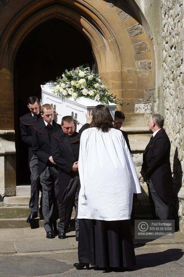 4th  April 2009
Coffin leaves Church at Jade Goody's funeral