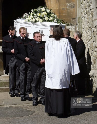 4th  April 2009
Coffin leaves Church at Jade Goody's funeral