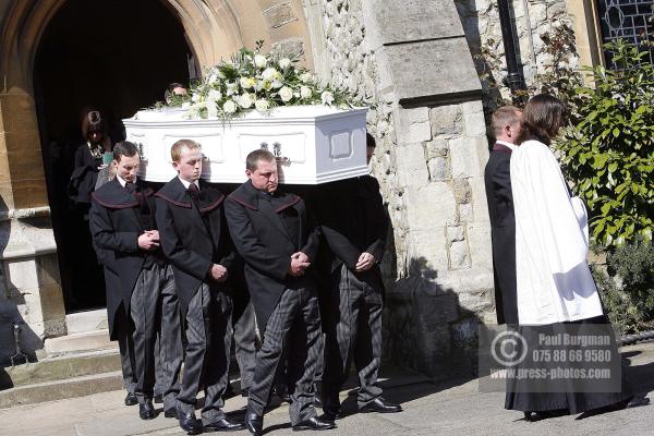 4th  April 2009
Coffin leaves Church at Jade Goody's funeral