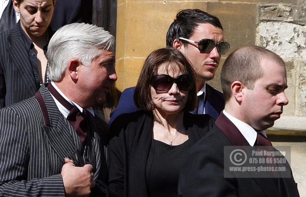 4th  April 2009
Jackiey Buddenand Jack Tweed  leaves Church at Jade Goody's funeral