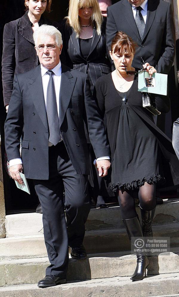 4th  April 2009
Max Clifford and partner Jo Westwood leaves Church at Jade Goody's funeral