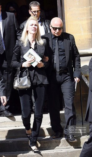 4th  April 2009
Aldo Zilli leaves Church at Jade Goody's funeral