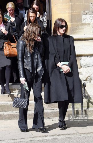 4th  April 2009
Davina McColl leaves Church at Jade Goody's funeral