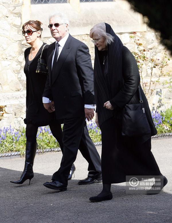 4th  April 2009
Max Clifford arriving at Jade Goody's funeral