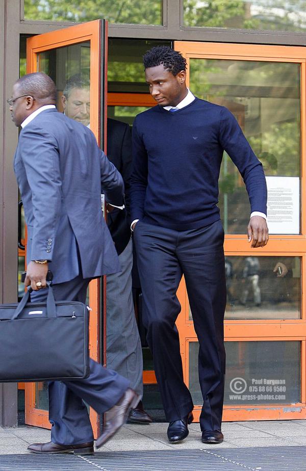 24/04/2009 John Michael Nchekwube Obinna (Jon Obi Mikel) of Chelsea Football Club arrives at West London Magistrates charged with Drink Driving