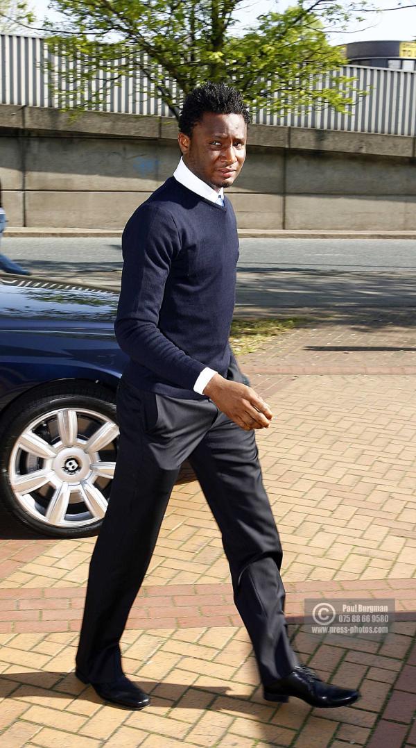 24/04/2009 John Michael Nchekwube Obinna (Jon Obi Mikel) of Chelsea Football Club arrives at West London Magistrates charged with Drink Driving