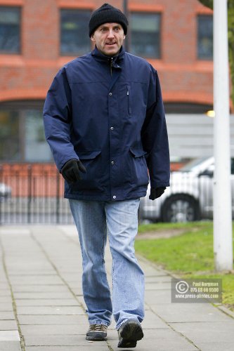 31/12/2008.  Comedian Lee Hurst arrives at Guildford Magistrates Court today