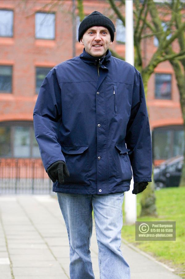 31/12/2008.  Comedian Lee Hurst arrives at Guildford Magistrates Court today