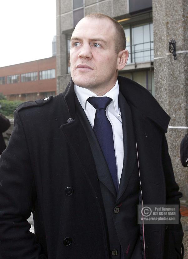 08/01/2009  Mike Tindall leaves court after being banned from Driving for Three Years for Driving with Excess Alcohol, at Reading Magistrates Court.