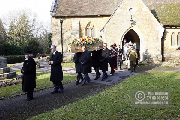 30th January 2009 -- Tony Harts Funeral.         Christ Church Shamley Green -- (pic by Paul Burgman) 075 88 66 9580