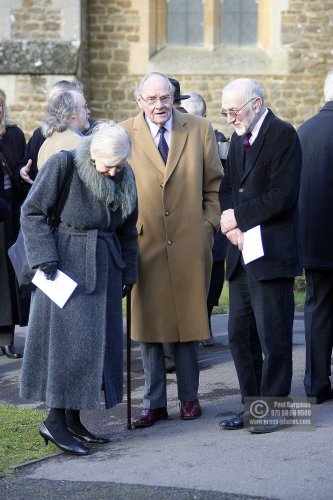 30th January 2009 -- Tony Harts Funeral, Former TV presenter Cliff Michellmore.         Christ Church Shamley Green -- (pic by Paul Burgman) 075 88 66 9580