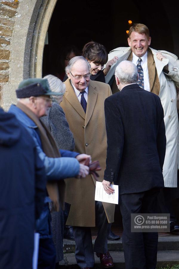 30th January 2009 -- Tony Harts Funeral, Cliff Michelmore CBE.         Christ Church Shamley Green -- (pic by Paul Burgman) 075 88 66 9580