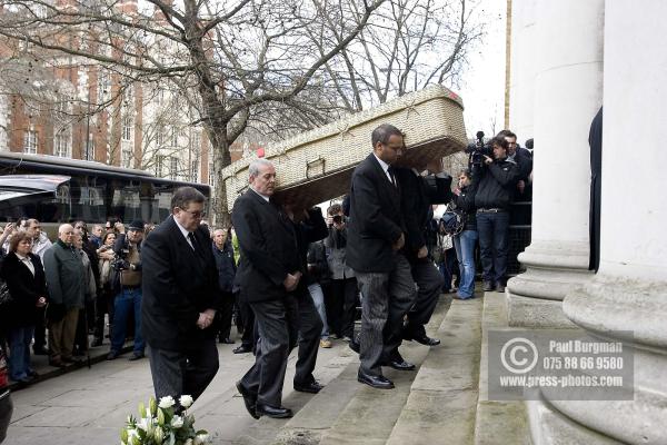 From Paul Burgman   9th March 2009.  Wendy Richards Funeral.