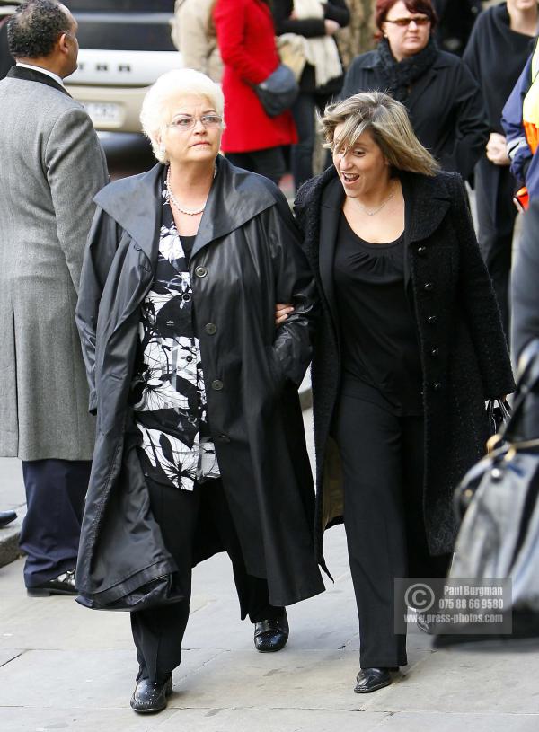 09/03/2009 Wendy Richards Funeral Arrivals. Pam St Clement