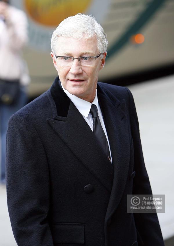 09/03/2009 Wendy Richards Funeral Arrivals. Paul O'Grady