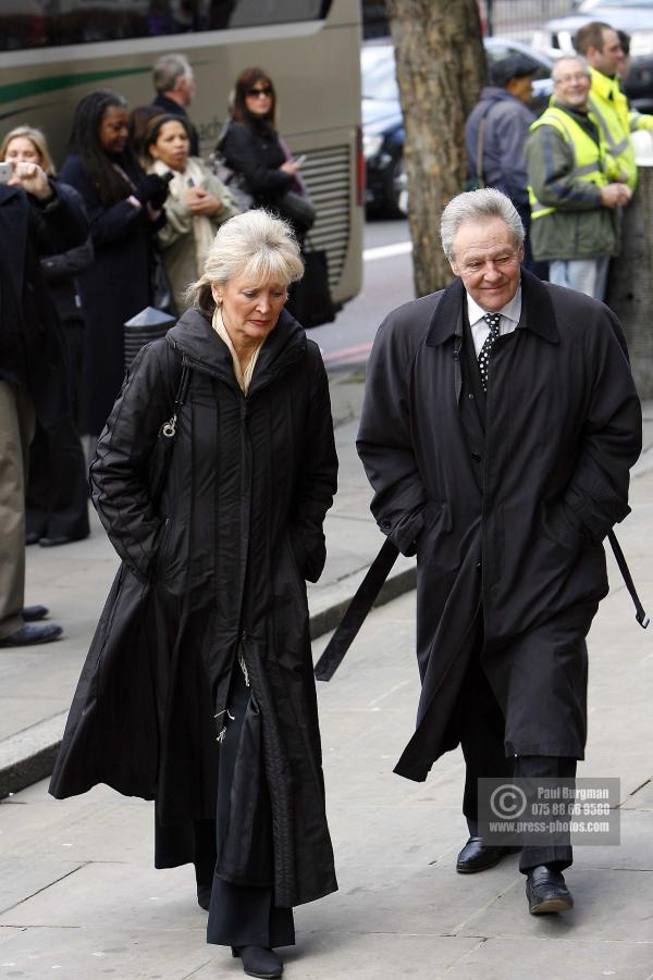 09/03/2009 Wendy Richards Funeral Arrivals. Trevor Bannister