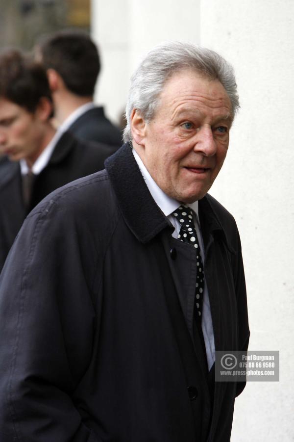 09/03/2009 Wendy Richards Funeral Arrivals. Trevor Bannister