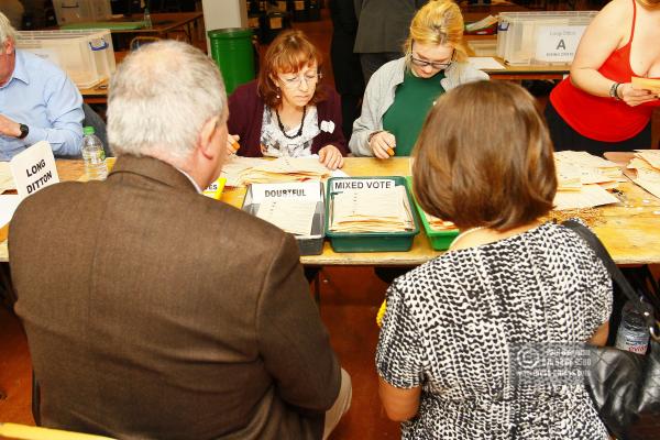 07/05/20 Elmbridge elections the count at Sandown Race Course