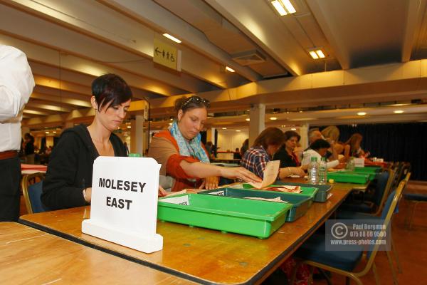 07/05/20 Elmbridge elections the count at Sandown Race Course