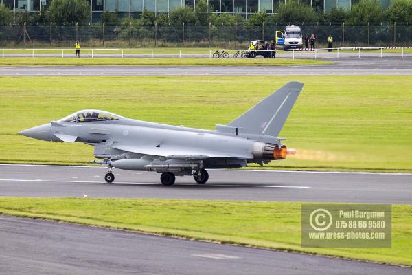 16/07/2016. Farnborough International Airshow. RAF Typhoon