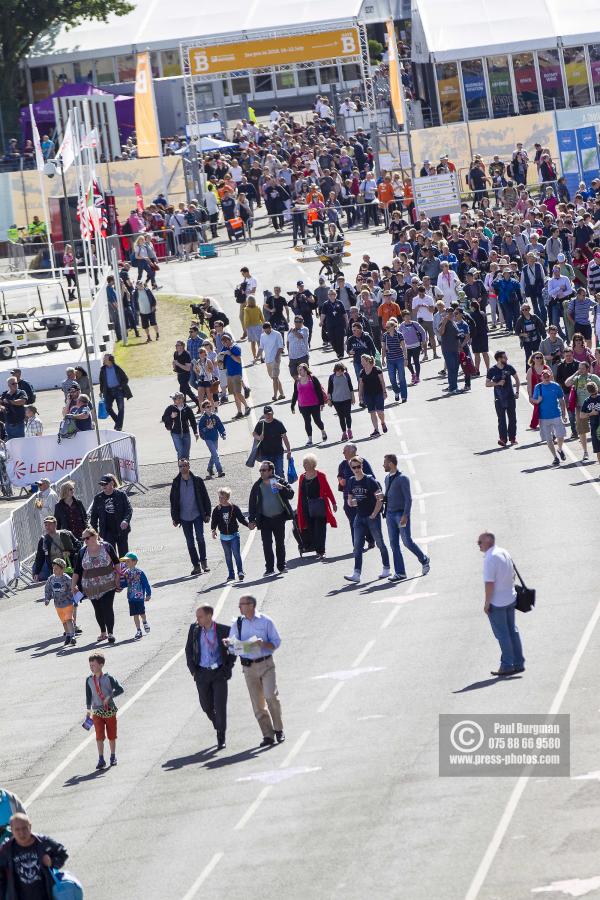 16/07/2016. Farnborough International Airshow. The Public Arrive