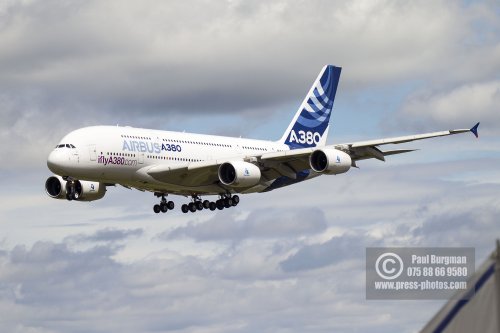 16/07/2016. Farnborough International Airshow. Airbus A380