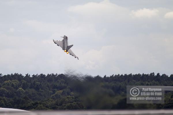 16/07/2016. Farnborough International Airshow. RAF Typhoon