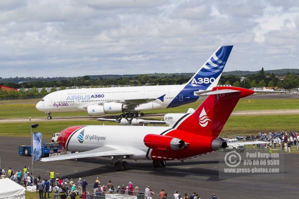 16/07/2016. Farnborough International Airshow. Airbus A380