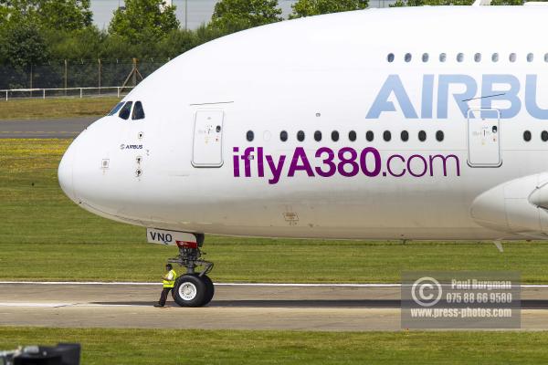 16/07/2016. Farnborough International Airshow. Airbus A380