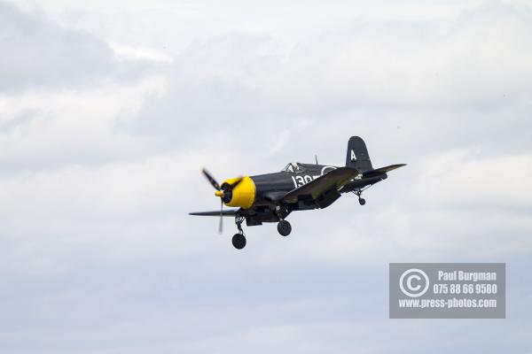 16/07/2016. Farnborough International Airshow. Goodyear Corsair FG1