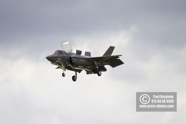 16/07/2016. Farnborough International Airshow.  Lockheed Martin F-35b