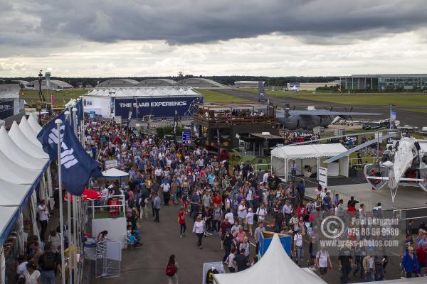 16/07/2016. Farnborough International Airshow. The Public Leave