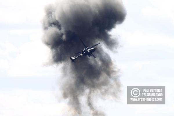 17/07/2016. Farnborough International Airshow. Boeing AH-64 Apache attack helicopter