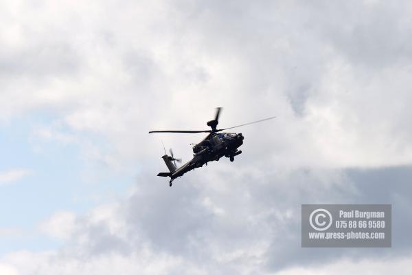 17/07/2016. Farnborough International Airshow. Boeing AH-64 Apache attack helicopter