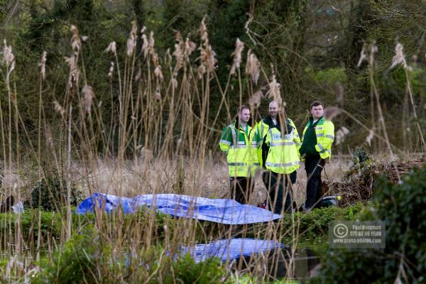 11/04/2016.Guildford. The River Wey, a body is found that may be Grant BROSTER