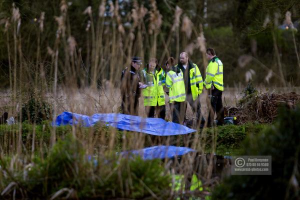 11/04/2016.Guildford. The River Wey, a body is found that may be Grant BROSTER