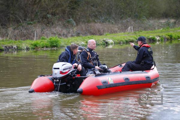 31/03/2016.Kayaker missing in River Wey named as 56-year-old Grant Broster.  Surrey Police will continue to search the River Wey for a man whose kayak overturned on Monday 28th March.