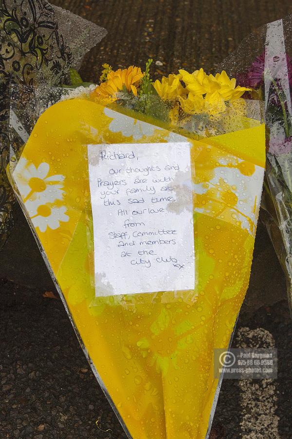 06/01/2015 Floral Tributes left at the City Club by family & friends after the death of  Richard Stroud outside the club during a wedding reception.