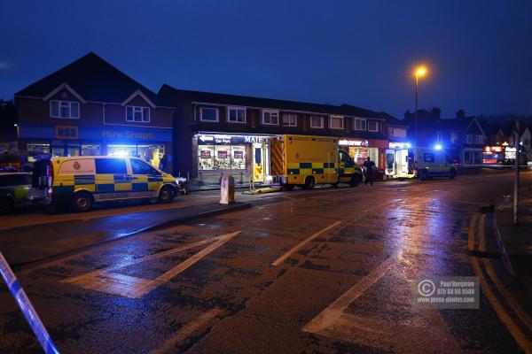 31/01/2017. RTC Woodbridge Road, between junction Stockton Close & Recreation Road