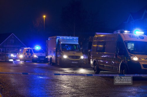 31/01/2017. RTC Woodbridge Road, between junction Stockton Close & Recreation Road