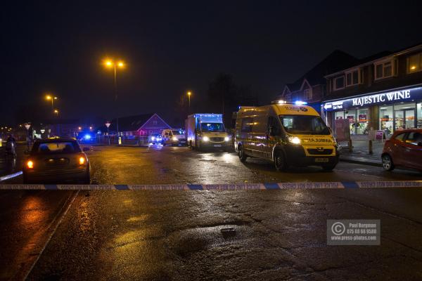 31/01/2017. RTC Woodbridge Road, between junction Stockton Close & Recreation Road